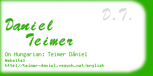daniel teimer business card